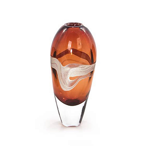 Vaso Flusso em Cristal Murano - São Marcos