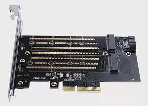 Placa PCIE NVME & Sata AD 136 Knup