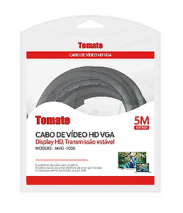 Cabo de Vídeo HD VGA 5M MVG-1005 Tomate