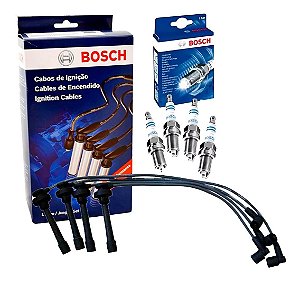 Kit Jogo Cabo e Velas Bosch Pajero Tr4 2.0 16v Flex