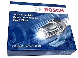 Jogo Velas Bosch Fusca 1300 1500 1600 Rosca Curta Gas Sp11