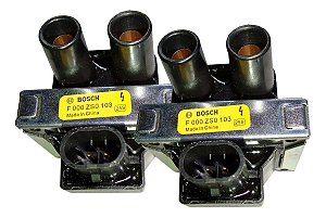 2 Bobinas Ignição Bosch Fiat Palio 1.0 F000zs0103