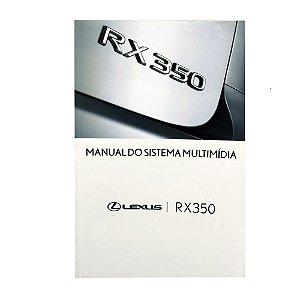 Manual do sistema multimídia Lexus RX350