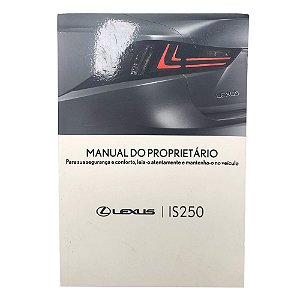 Manual do proprietário Lexus Is250