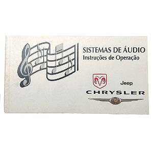 Manual do proprietário sistema de áudio Chrysler