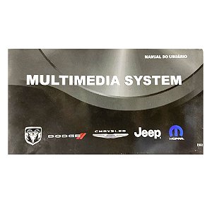 Manual de instruções multimedia system Jeep Dodge Chrystler