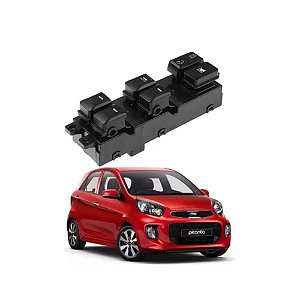 Botão Comando Vidro Elétrico Kia Picanto 16 Pino 935701Y200