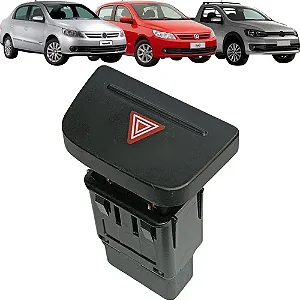 Botão Pisca Alerta Gol Saveiro Voyage G5 2008 09 10 11 12 13 5U0953235A