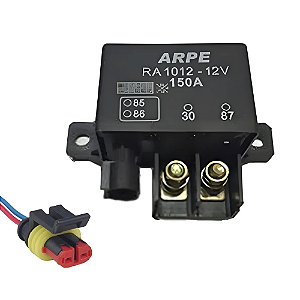Rele Auxiliar De Partida Arpe 150a Na 12v C/conector RA1012