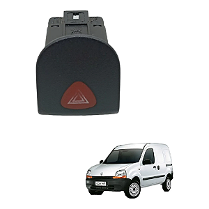 Botao Pisca Alerta Renault Kangoo Furgao 2005 2006 25177