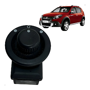 Botão Retrovisor Elétrico Sandero 2009 2010 2011 8200002442B