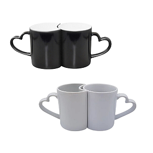 Kit Canecas Love para Sublimação Unidade
