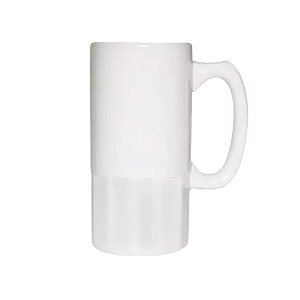 Caneca De Chopp Branca Porcelana Para Sublimação - 500 ml