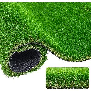 Grama Sintética 25mm Bicolor 2,00 Largura - Rolo Fechado 25x2 = 50m²