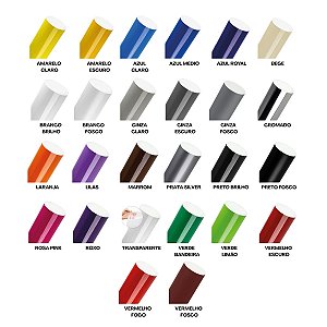 Vinil Adesivo Envelopamento Color 1,00 Largura DCPRINT Rolo 50 Metros