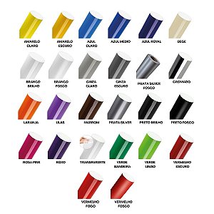 Vinil Adesivo Envelopamento Color 50cm Largura DCPRINT Rolo 50 Metros