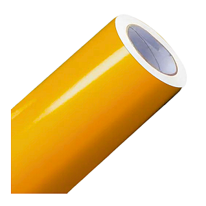 Vinil Adesivo Envelopamento Color Amarelo Escuro 1,00 Largura DCPRINT - Metro Linear