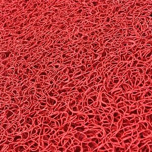 Capacho Vinil Premium Vermelho Escuro 1,22 Largura 12mm - Metro Linear