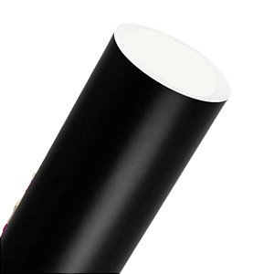 Vinil Adesivo Envelopamento Color Preto Fosco 50cm Largura DCPRINT - Metro Linear