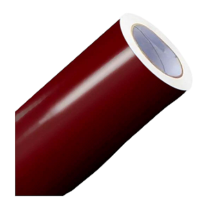 Vinil Adesivo Envelopamento Color Vermelho Escuro 50cm Largura DCPRINT - Metro Linear