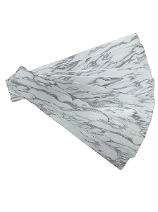 Piso Vinilico Autocolante Marmore Branco 91,4cm x 15.2cm