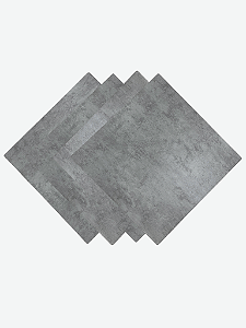Piso Vinilico Autocolante 45.7cm X 45.7cm Cinza