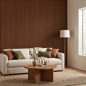 Painel Ripado Interno Imbuia WPC de 290cm x 16cm (0,464M²)