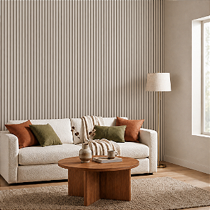 Painel Ripado Interno Fendi WPC de 290cm x 16cm (0,464M²)