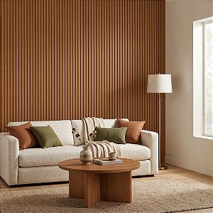Painel Ripado Interno Ipê WPC de 290cm x 16cm (0,464M²)