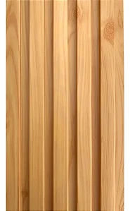 Painel Ripado Interno Madeira Marfim WPC de 290cm x 16cm (0,464M²)