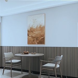Caixa 10 Placas Xpe Ripada Madeira Carvalho 45x90 2,0mm Cobertura 4m²