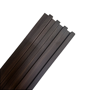 Painel Ripado Interno Marrom Café WPC de 290cm x 16cm (0,464M²)