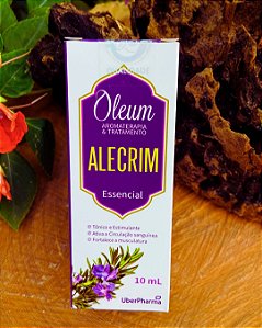 Óleo Essencial de Alecrim 10ml Oleum UberPharma | Aromaterapia 100% Puro