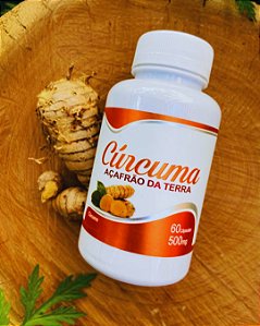 Curcuma Longa Açafrão da Terra 60 cápsulas
