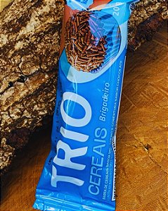 Barra de Cereais Brigadeiro com Chocolate Trio Cereais 20g | Lanche Prático