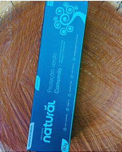 Creme Dental Natural Camomila, Extrato de Uva e Melissa – Sem Flúor | Vegano | 80g