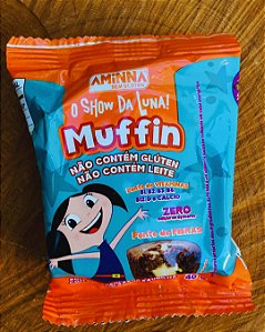 Muffin Sem Glúten Aminna Baunilha 40g | Zero Açúcares Adicionados | Fonte de Fibras