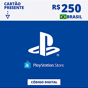 Gift Card Playstation Store 250 Reais - Código Digital