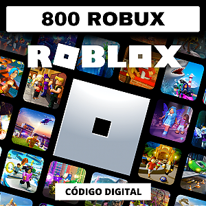 Gift Card Roblox 800 Robux - Código Digital