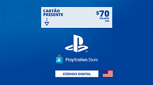 Gift Card Psn 70 Dólares USA - Código Digital