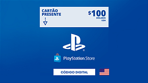 Gift Card Psn 100 Dólares USA - Código Digital
