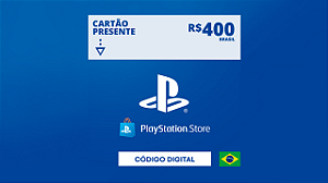 Gift Card Psn 400 Reais Brasil - Código Digital