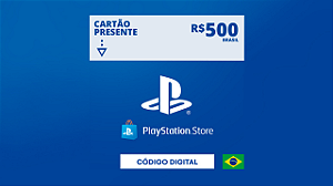 Gift Card Psn 500 Reais Brasil - Código Digital