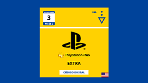 Gift Card Playstation Plus Extra 3 Meses Americana - Código Digital