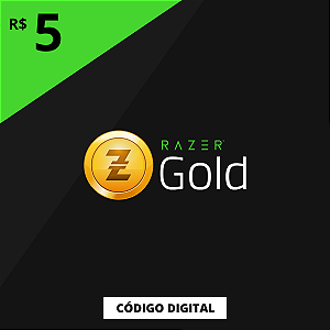 Gift Card Razer Gold 5 Reais Brasil - Código Digital