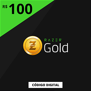Gift Card Razer Gold 100 Reais Brasil - Código Digital