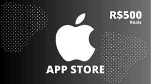 Gift Card App Store 500 Reais - Código Digital