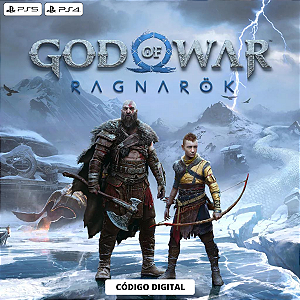 God of War Ragnarok PS4 e PS5 - Código Digital