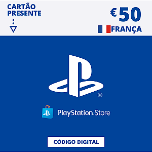 Gift Card Playstation Store 50 Euros França - Código Digital