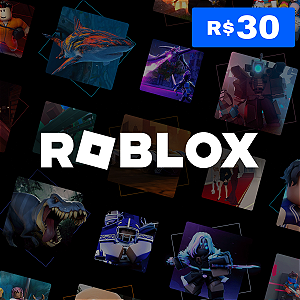 Gift Card Roblox Digital R$30 - Código de Resgate Online